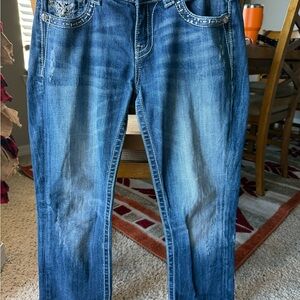 Miss Me Blue Ankle & Cropped Jeans